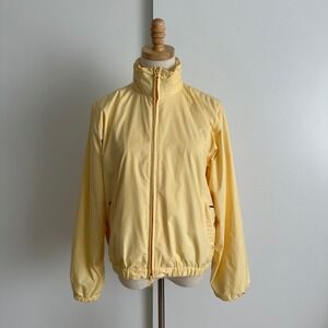 Ralph Lauren Sport Yellow Full Zip Lightweight Jacket Coat Women's